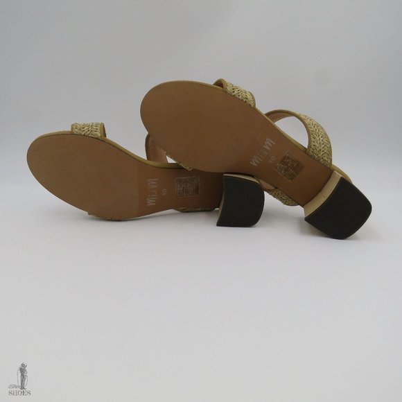Mi.iM  Basket Weave Strap Block Heel Womens 10 - Picture 6 of 8